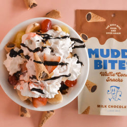 Muddy Bites - Milk Chocolate Waffle Cone Snacks
