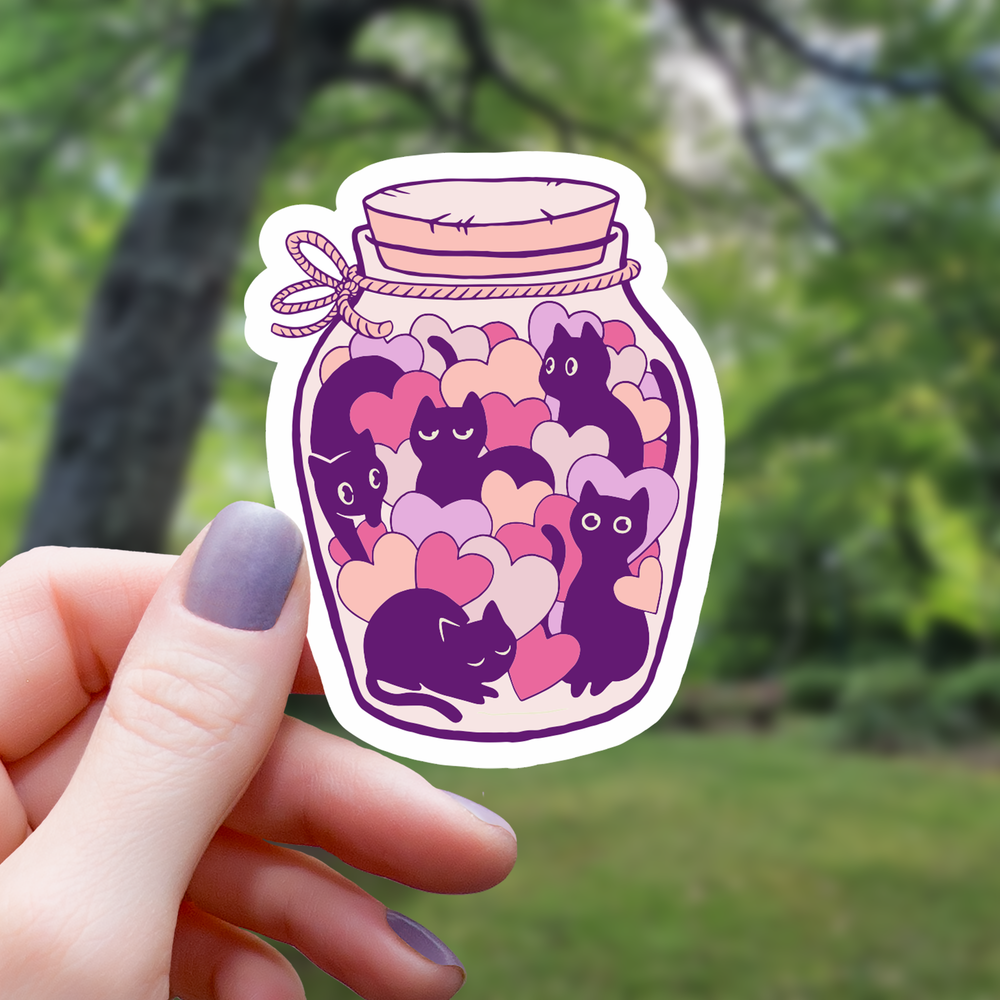 Vinyl Sticker - Love and Cats