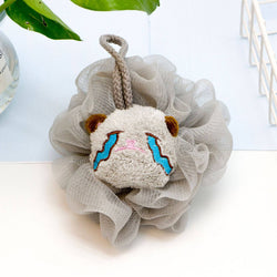 Kawaii Bath Pouf - Beige