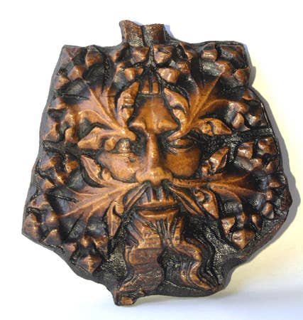 Reproduction Medieval Carving - Pagan Green Man II