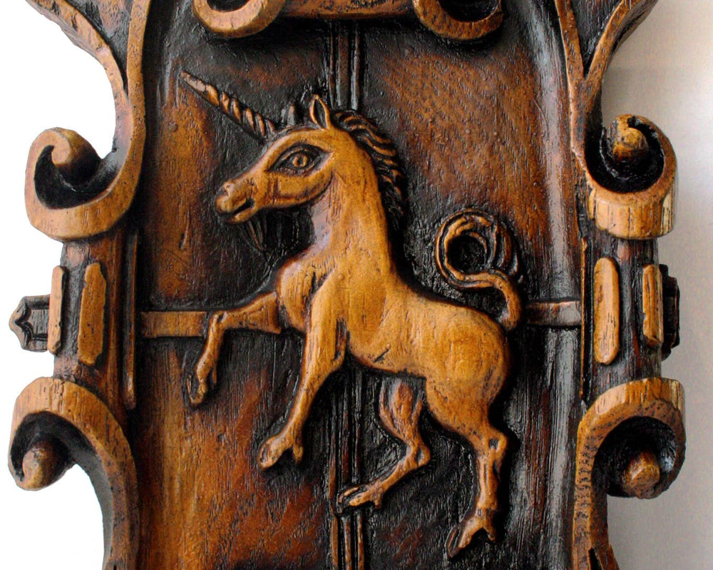 Reproduction Medieval Carving - Mythical Unicorn