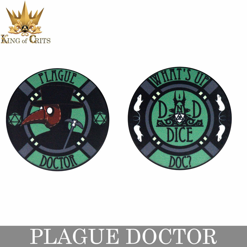 King of Crits Dice Set - Plague Doctor (11-Piece)