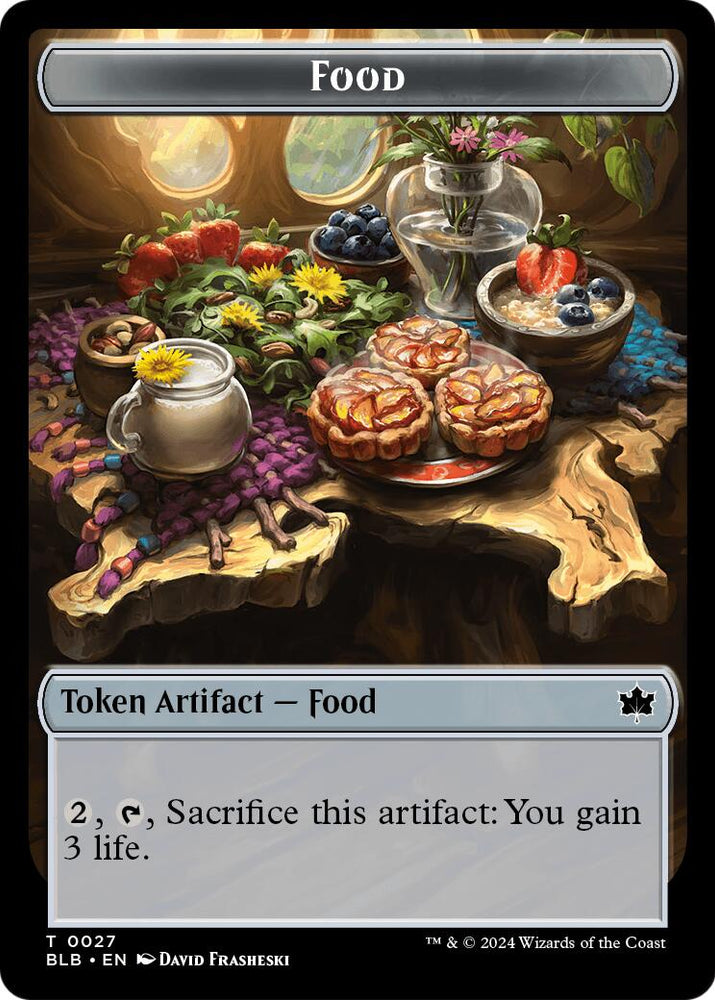 Treasure // Food Double-Sided Token [Secrets of Strixhaven Tokens]