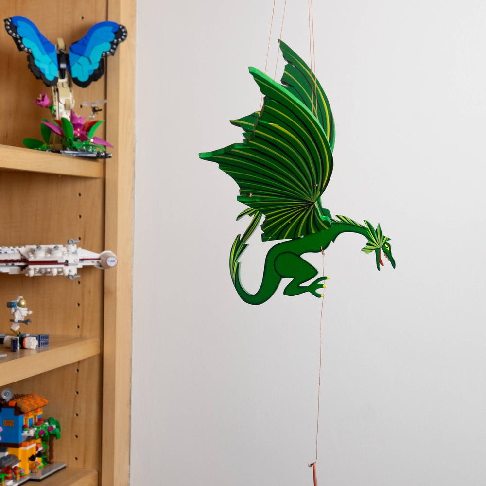 Flying Mobile - Green Dragon
