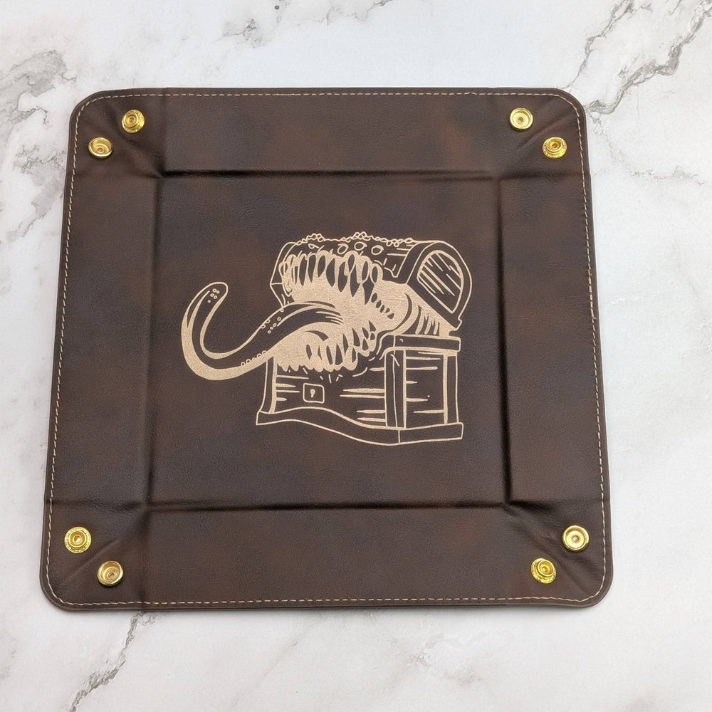 Vegan Leather Dice Tray - Mimic