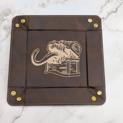 Vegan Leather Dice Tray - Mimic