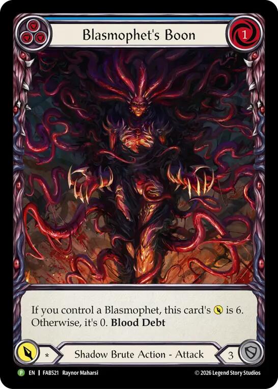 Blasmophet's Boon [FAB521] (Promo)  Rainbow Foil