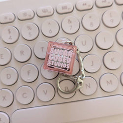 Fidget Keycap Keychain - Kirbo