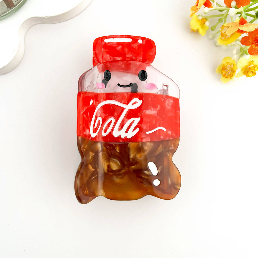Hair Clip - Happy Cola