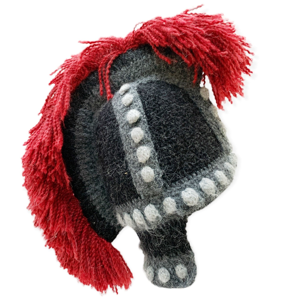 Knight Helmet Knit Hat