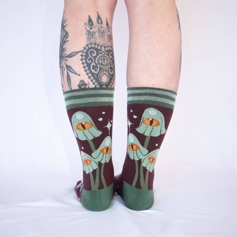 Crew Socks - Mystic Mushrooms