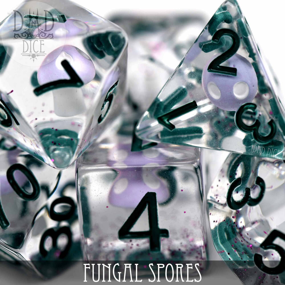 RPG Dice Set - Fungal Spores