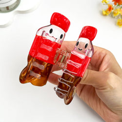 Hair Clip - Happy Cola