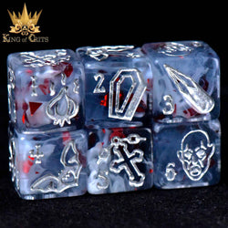 King of Crits Dice Set - Vampiric Bloodline (11 Dice Set)