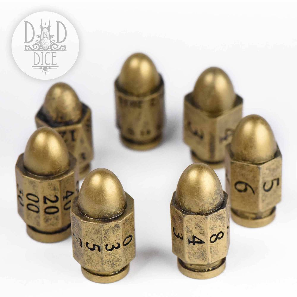 King of Crits Dice Set - Top Brass