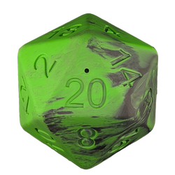 Barbarian Strength Dog D20 - Green