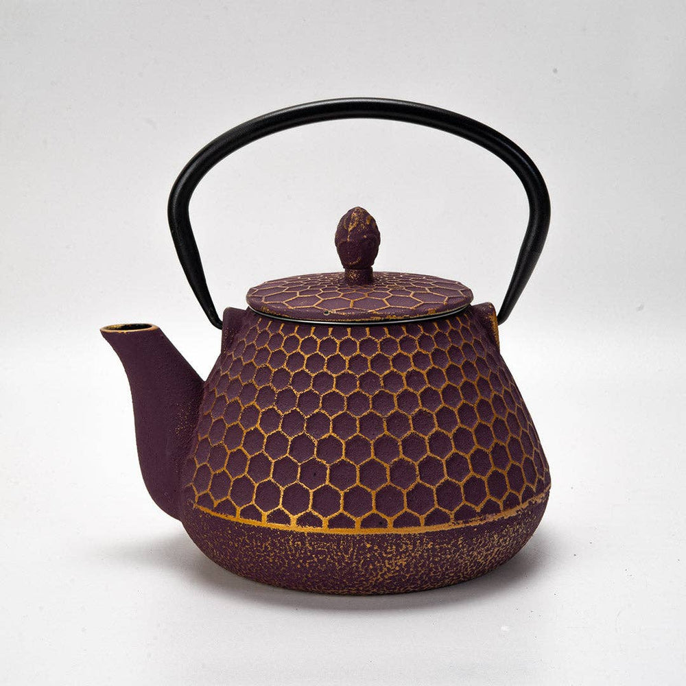 Tea Kettle - Purple Honeycomb