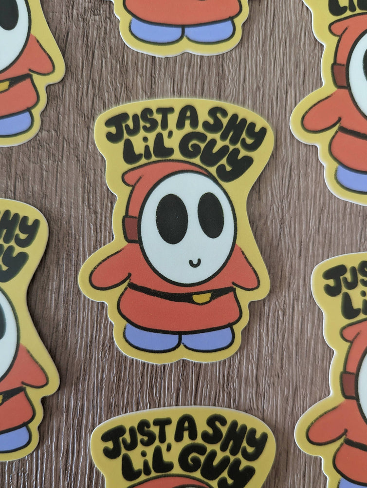 Vinyl Sticker - Mario Just a Shy Little Guy