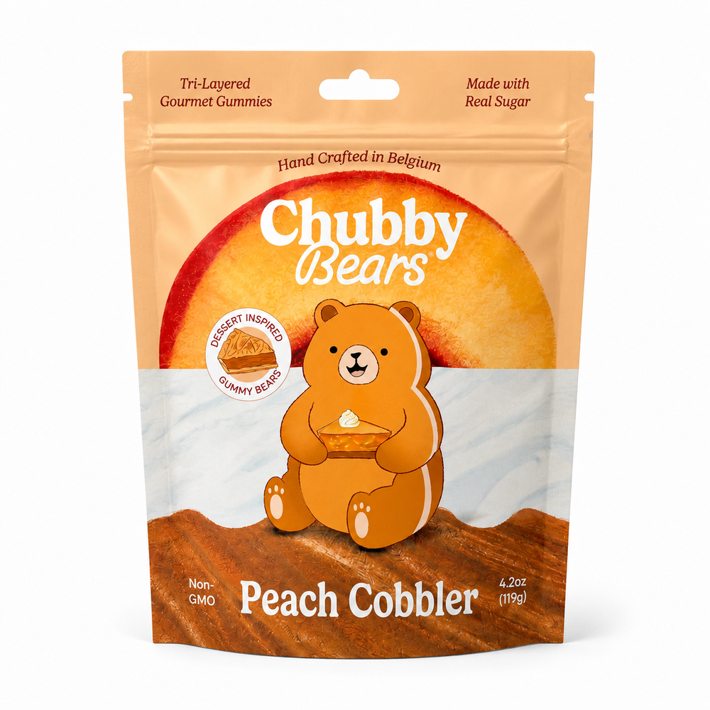 Chubby Bears - Peach Cobbler Gummy Bears