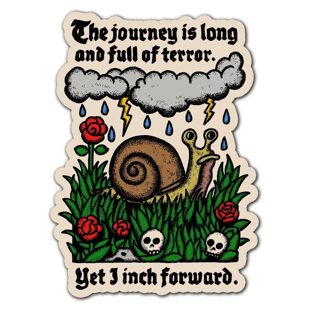 Vinyl Sticker - The Journey is Long