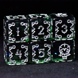 King of Crits Dice Set - Crypt of the Necromancer (11-Piece)