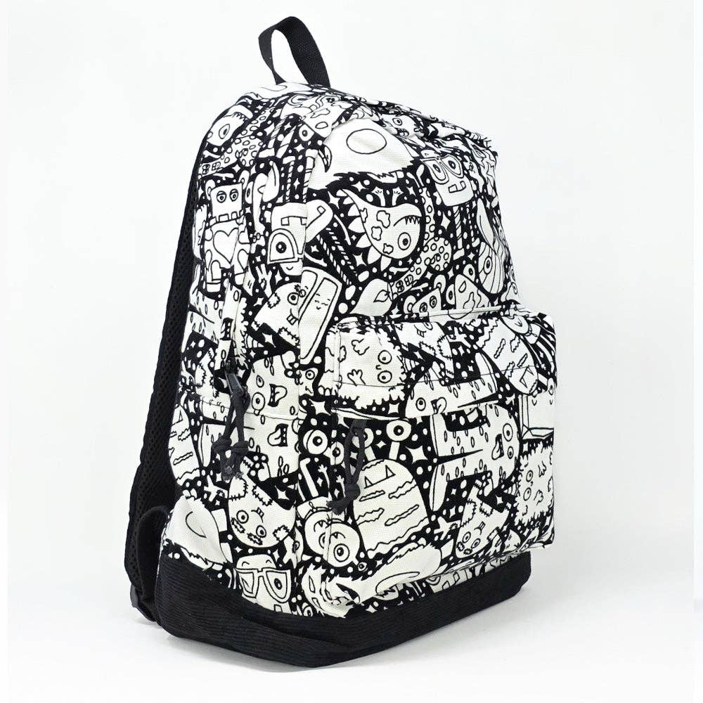 Color Your Own - Backpack (Retro Tech)