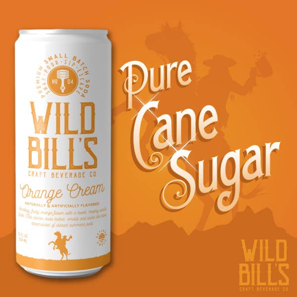 Cane Sugar Craft Soda - Orange Cream