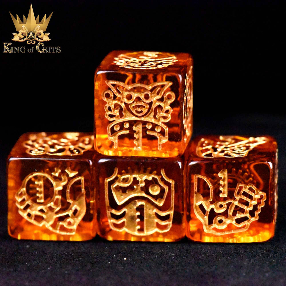 King of Crits Dice Set - Ancient Artificer (11-Piece)