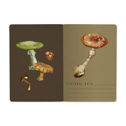Mushrooms Notebook (Black)