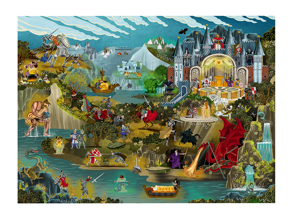 Puzzle - The World of King Arthur