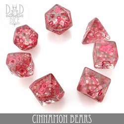 RPG Dice Set - Cinnamon Bears