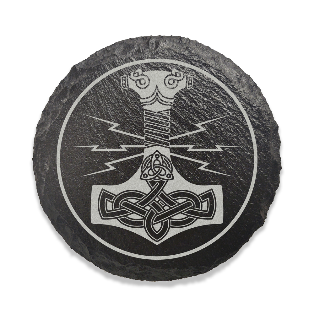 Slate Norse Mythology Coaster - Viking Compass