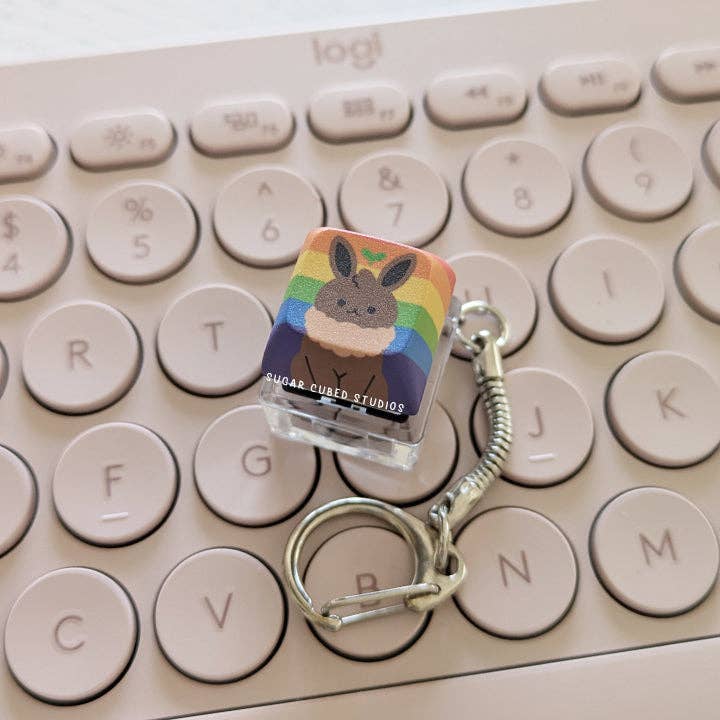 Fidget Keycap Keychain - Eievui