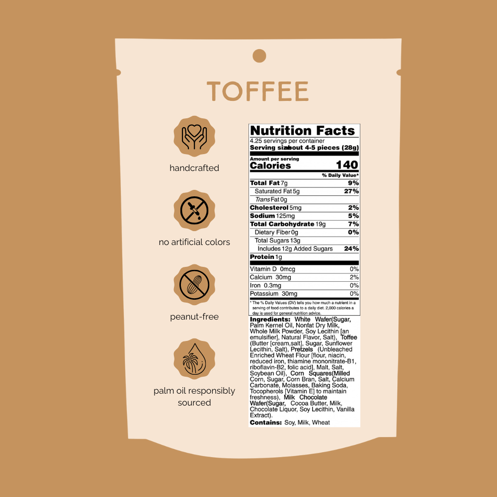 Chunk Nibbles - Toffee