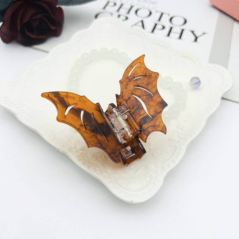 Hair Clip - Colorful Bat