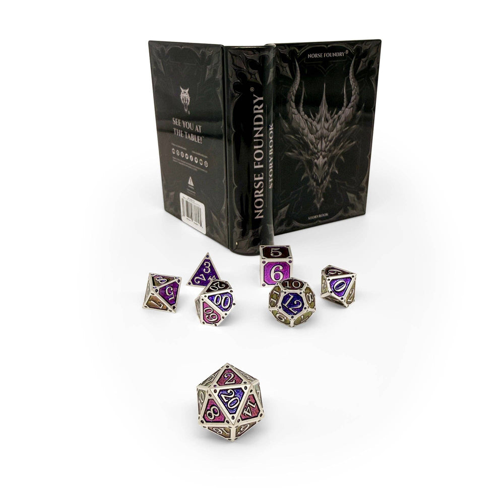 RPG Dice Set - Heart of the Desolate City (Storybook)