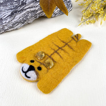 Animal Rug Coaster - Yellow Tiger
