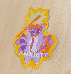 Sticker - Raccoon Wizard