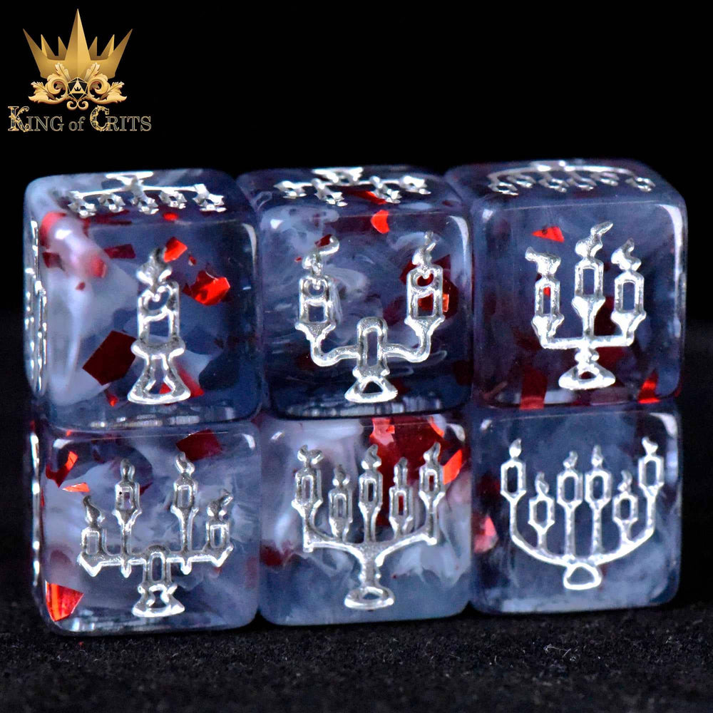 King of Crits Dice Set - Vampiric Bloodline (11 Dice Set)