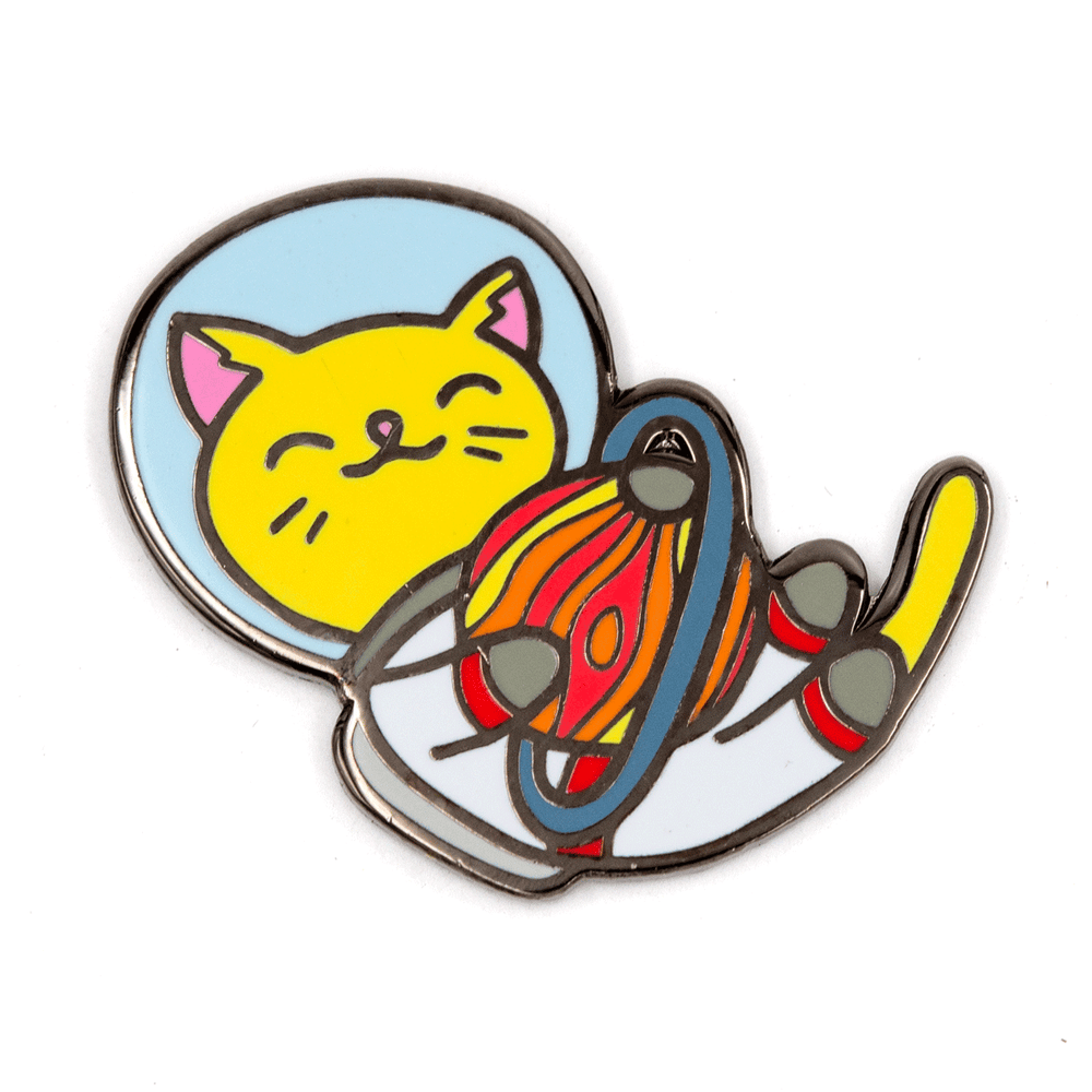 Astronaut Cat Pin