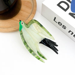 Hair Clip - Pink Swallow