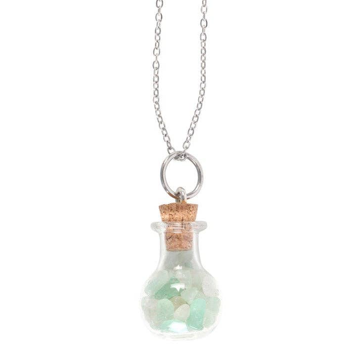 Potion Bottle Necklace - Aventurine