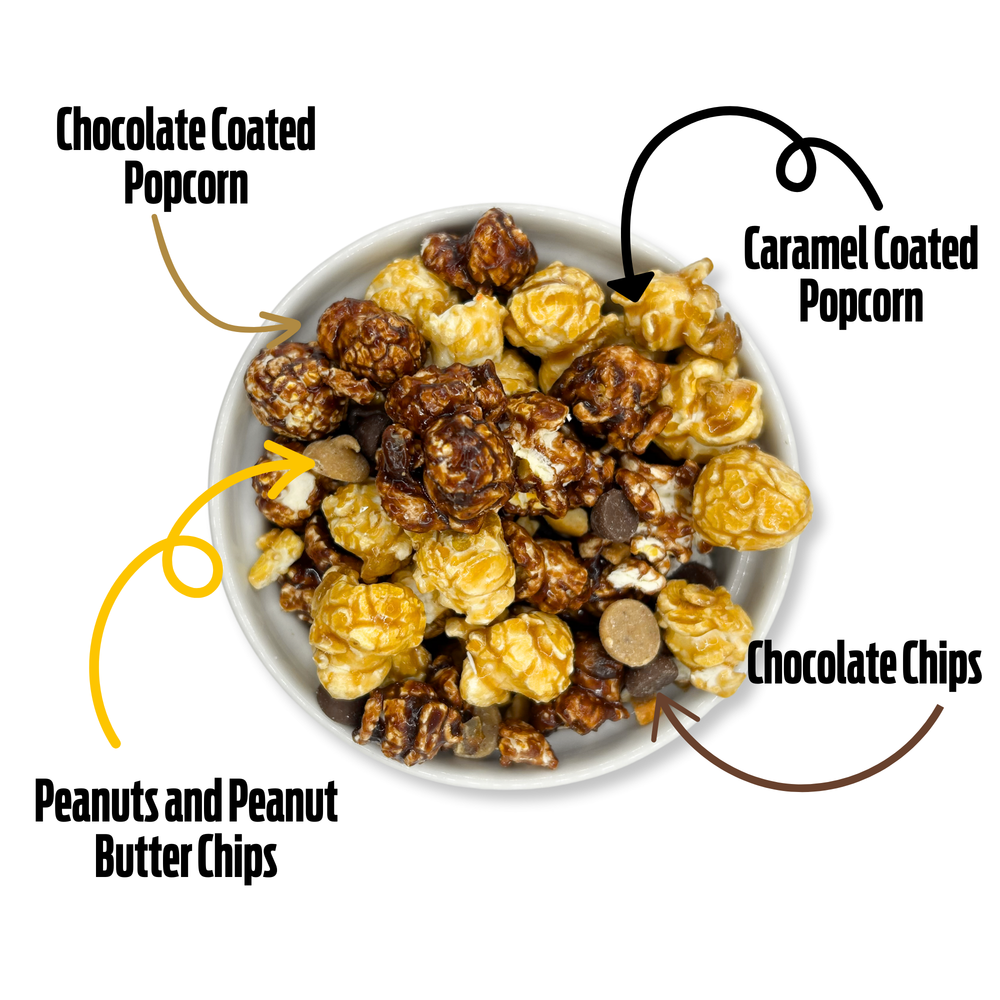 Gourmet Popcorn - Bigfoot Poop (Chocolate and Caramel)