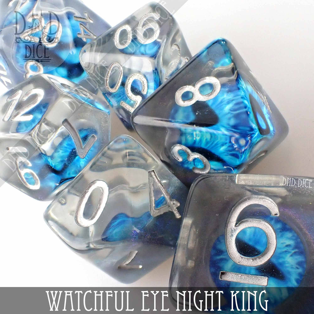 RPG Dice Set - Watchful Eye (Night King)