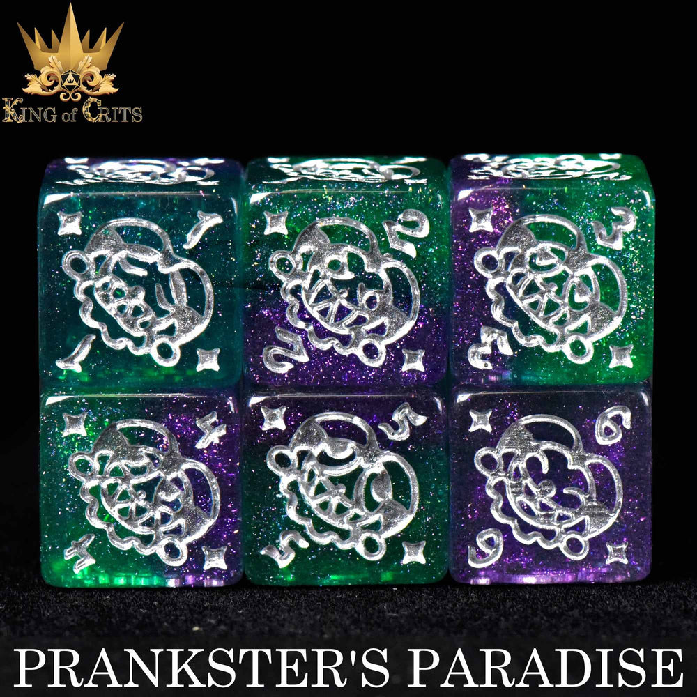 King of Crits Dice Set - Prankster's Paradise (11-Piece)