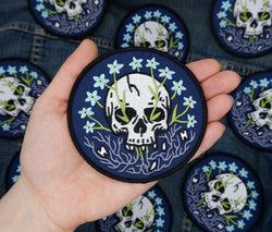Forget Me Not - Embroidered Patch