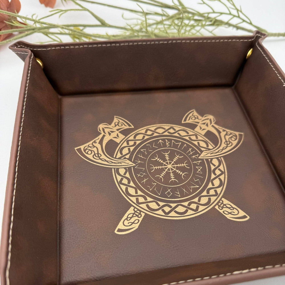 Vegan Leather Dice Tray - Gilded Valor