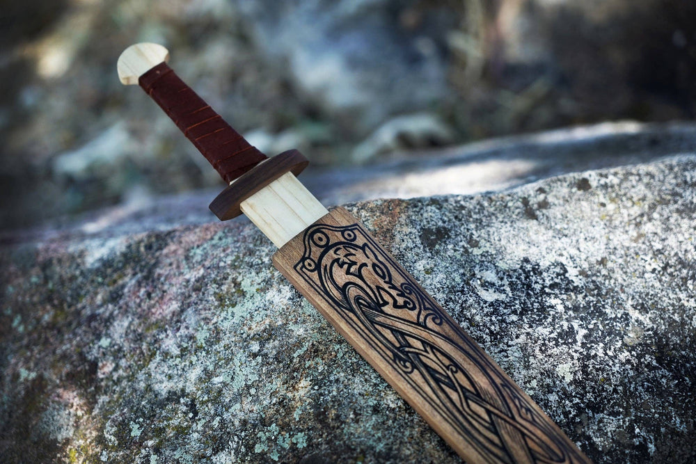 Mini Wooden Viking Sword
