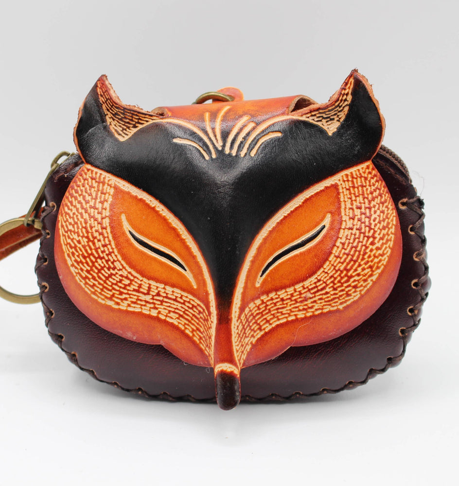 Leather Wristlet - Fox