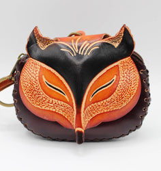 Leather Wristlet - Fox